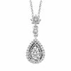 Simply Vera Vera Wang Sterling Silver 1/7-ct. T.W. Diamond Pendant -SIMPLY VERA VERA WANG Sales 1426624