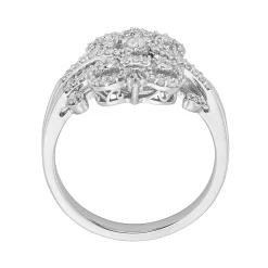 Simply Vera Vera Wang Sterling Silver 1/3-ct. T.W. Diamond Scrollwork Ring 5 Simply Vera Vera Wang Sterling Silver 1/3-ct. T.W. Diamond Scrollwork Ring -SIMPLY VERA VERA WANG Sales 1426822 ALT