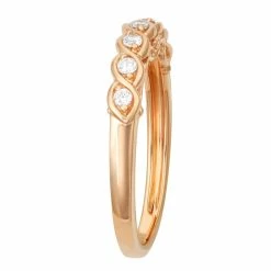 Simply Vera Vera Wang 14k Gold 1/7 ct. T.W. Diamond Twist Wedding Ring -SIMPLY VERA VERA WANG Sales 1557717 ALT