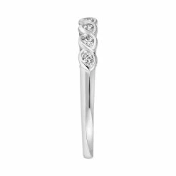 Simply Vera Vera Wang 14k Gold 1/7 ct. T.W. Diamond Twist Wedding Ring -SIMPLY VERA VERA WANG Sales 1557717 ALT2