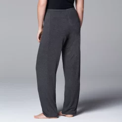 Plus Size Simply Vera Vera Wang Pajamas: Basic Luxury Pajama Pants -SIMPLY VERA VERA WANG Sales 1904425 ALT
