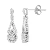 Simply Vera Vera Wang 3/8 Carat T.W. Diamond Sterling Silver Teardrop Halo Earrings -SIMPLY VERA VERA WANG Sales 2094501
