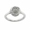 Simply Vera Vera Wang Diamond Accent Sterling Silver Swirl Ring -SIMPLY VERA VERA WANG Sales 2272679