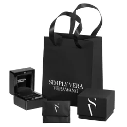 Simply Vera Vera Wang 14k White Gold 9/10 Carat T.W. Diamond Halo Engagement Ring Set -SIMPLY VERA VERA WANG Sales 2527435 ALT5