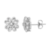 Simply Vera Vera Wang 1/4 Carat T.W. Diamond Sterling Silver Flower Stud Earrings -SIMPLY VERA VERA WANG Sales 2547437