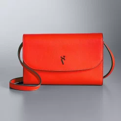 Simply Vera Vera Wang Signature Envelope Crossbody Bag -SIMPLY VERA VERA WANG Sales 2602764 Orange Hibiscus