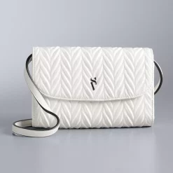 Simply Vera Vera Wang Signature Envelope Crossbody Bag -SIMPLY VERA VERA WANG Sales 2602764 Ruched Brilliant White