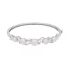 Simply Vera Vera Wang Sterling Silver Freshwater Cultured Pearl & Lab-Created White Sapphire Bangle Bracelet -SIMPLY VERA VERA WANG Sales 2653133