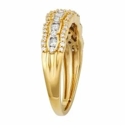 Simply Vera Vera Wang 14k White Gold 1/2 Carat T.W. Diamond Scalloped Wedding Ring -SIMPLY VERA VERA WANG Sales 2692765 ALT