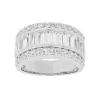 Simply Vera Vera Wang Sterling Silver Lab-Created White Sapphire Ring -SIMPLY VERA VERA WANG Sales 2717234