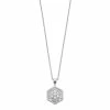 Simply Vera Vera Wang 10th Anniversary Sterling Silver 1/3 Carat T.W. Diamond Flower Hexagon Pendant 1 Simply Vera Vera Wang 10th Anniversary Sterling Silver 1/3 Carat T.W. Diamond Flower Hexagon Pendant -SIMPLY VERA VERA WANG Sales 3043334