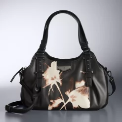 Simply Vera Vera Wang Buena Satchel Bag 48 Simply Vera Vera Wang Buena Satchel Bag -SIMPLY VERA VERA WANG Sales 3061055 Black Tan Floral Print