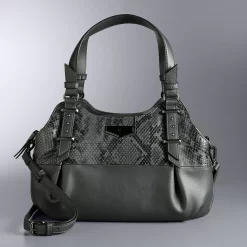 Simply Vera Vera Wang Buena Satchel Bag 44 Simply Vera Vera Wang Buena Satchel Bag -SIMPLY VERA VERA WANG Sales 3061055 Gray Snake