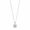 Simply Vera Vera Wang Sterling Silver 1/3 Carat T.W. Diamond Snowflake Pendant -SIMPLY VERA VERA WANG Sales 3281641