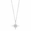 Simply Vera Vera Wang Sterling Silver 1/4 Carat T.W. Diamond Starburst Pendant -SIMPLY VERA VERA WANG Sales 3281777