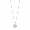 Simply Vera Vera Wang Sterling Silver 1/2 Carat T.W. Diamond Rhombus Cluster Pendant -SIMPLY VERA VERA WANG Sales 3281826