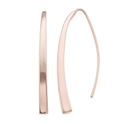 Simply Vera Vera Wang Rose Gold Tone Threader Earrings