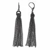 Simply Vera Vera Wang Black Tassel Drop Earrings -SIMPLY VERA VERA WANG Sales 3303055
