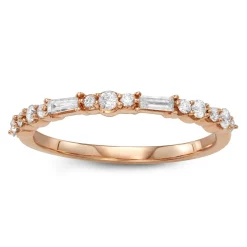 Simply Vera Vera Wang 14k Gold 1/3 Carat T.W. Diamond Anniversary Ring -SIMPLY VERA VERA WANG Sales 3343165 Rose