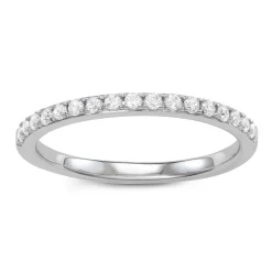 Simply Vera Vera Wang 14k Gold 1/4 Carat T.W. Diamond Wedding Band -SIMPLY VERA VERA WANG Sales 3375117 White