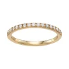 Simply Vera Vera Wang 14k Gold 1/4 Carat T.W. Diamond Wedding Band -SIMPLY VERA VERA WANG Sales 3375117 Yellow