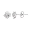 Simply Vera Vera Wang Sterling Silver 1/4 Carat T.W. Diamond Flower Stud Earrings -SIMPLY VERA VERA WANG Sales 3416403