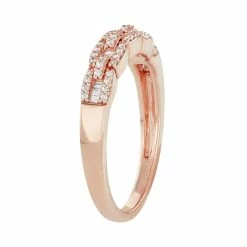 Simply Vera Vera Wang 14kt Gold 1/4 Carat Diamond Band -SIMPLY VERA VERA WANG Sales 3521765 ALT2