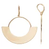 Simply Vera Vera Wang Gold Tone Hoop Drop Earrings -SIMPLY VERA VERA WANG Sales 3627574