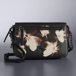 Simply Vera Vera Wang Sintra Crossbody Bag -SIMPLY VERA VERA WANG Sales 3643429 Black Tan Floral Print