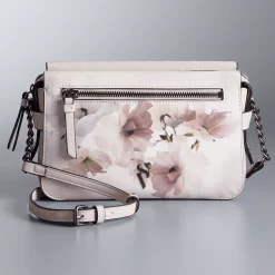 Simply Vera Vera Wang Sintra Crossbody Bag -SIMPLY VERA VERA WANG Sales 3643429 Taupe Floral