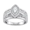 Simply Vera Vera Wang 14k White Gold 1 Carat T.W. Diamond Marquise Tiered Engagement Ring 1 Simply Vera Vera Wang 14k White Gold 1 Carat T.W. Diamond Marquise Tiered Engagement Ring -SIMPLY VERA VERA WANG Sales 3720431