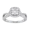 Simply Vera Vera Wang 14k White Gold 1/2 Carat T.W. Diamond Engagement Ring -SIMPLY VERA VERA WANG Sales 3720433