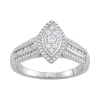 Simply Vera Vera Wang 14k White Gold 1/2 Carat T.W. Diamond Marquise Engagement Ring -SIMPLY VERA VERA WANG Sales 3744575