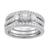 Simply Vera Vera Wang 14k White Gold 1 Carat T.W. Diamond Engagement Ring Set -SIMPLY VERA VERA WANG Sales 3744576