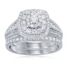 Simply Vera Vera Wang 14k White Gold 1 Carat T.W. Diamond Tiered Engagement Ring Set -SIMPLY VERA VERA WANG Sales 3746509