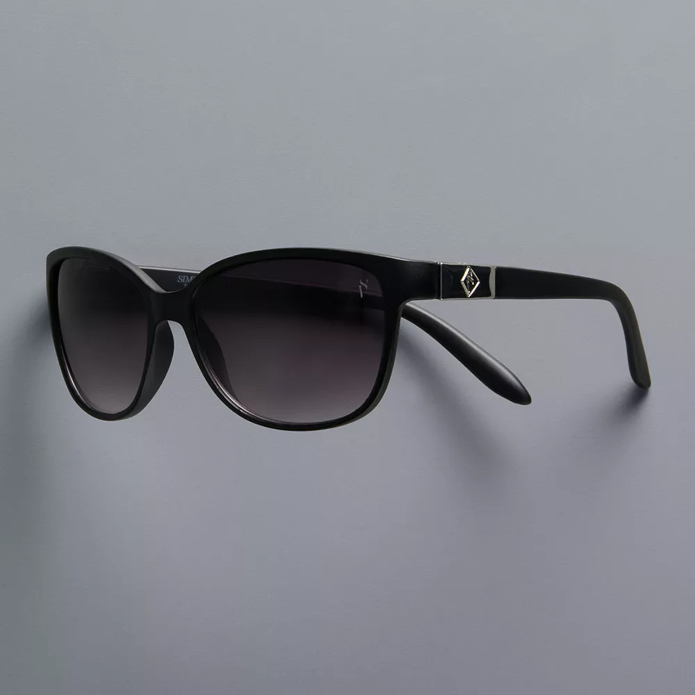 Women's Simply Vera Vera Wang Bobbin Small Wayfarer Sunglasses 4 Women's Simply Vera Vera Wang Bobbin Small Wayfarer Sunglasses - Image 2