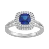 Simply Vera Vera Wang 14k White Gold Sapphire & 1/3 Carat T.W. Diamond Ring -SIMPLY VERA VERA WANG Sales 3758701