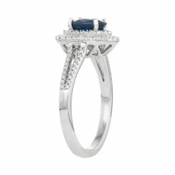 Simply Vera Vera Wang 14k White Gold Sapphire & 1/4 Carat T.W. Diamond Ring -SIMPLY VERA VERA WANG Sales 3758703 ALT