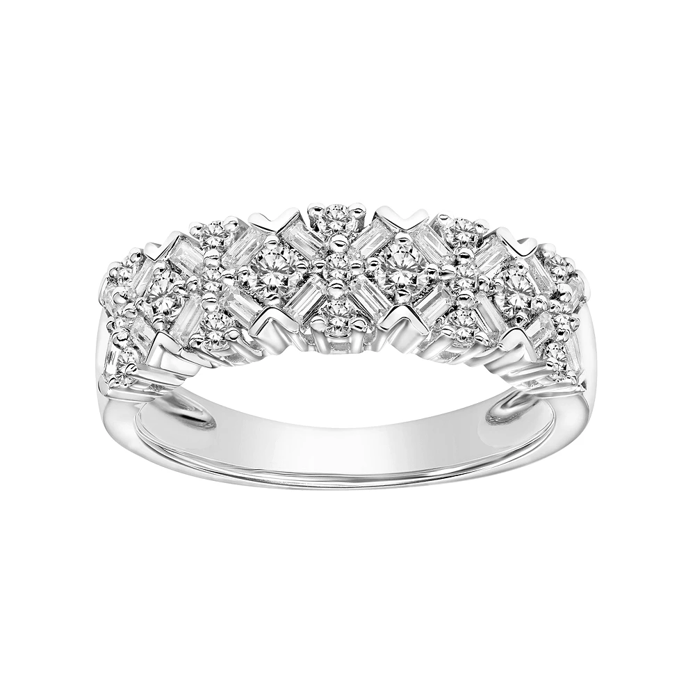 Simply Vera Vera Wang 3/4 Carat T.W. Diamond Baguette Ring 4 Simply Vera Vera Wang 3/4 Carat T.W. Diamond Baguette Ring - Image 2