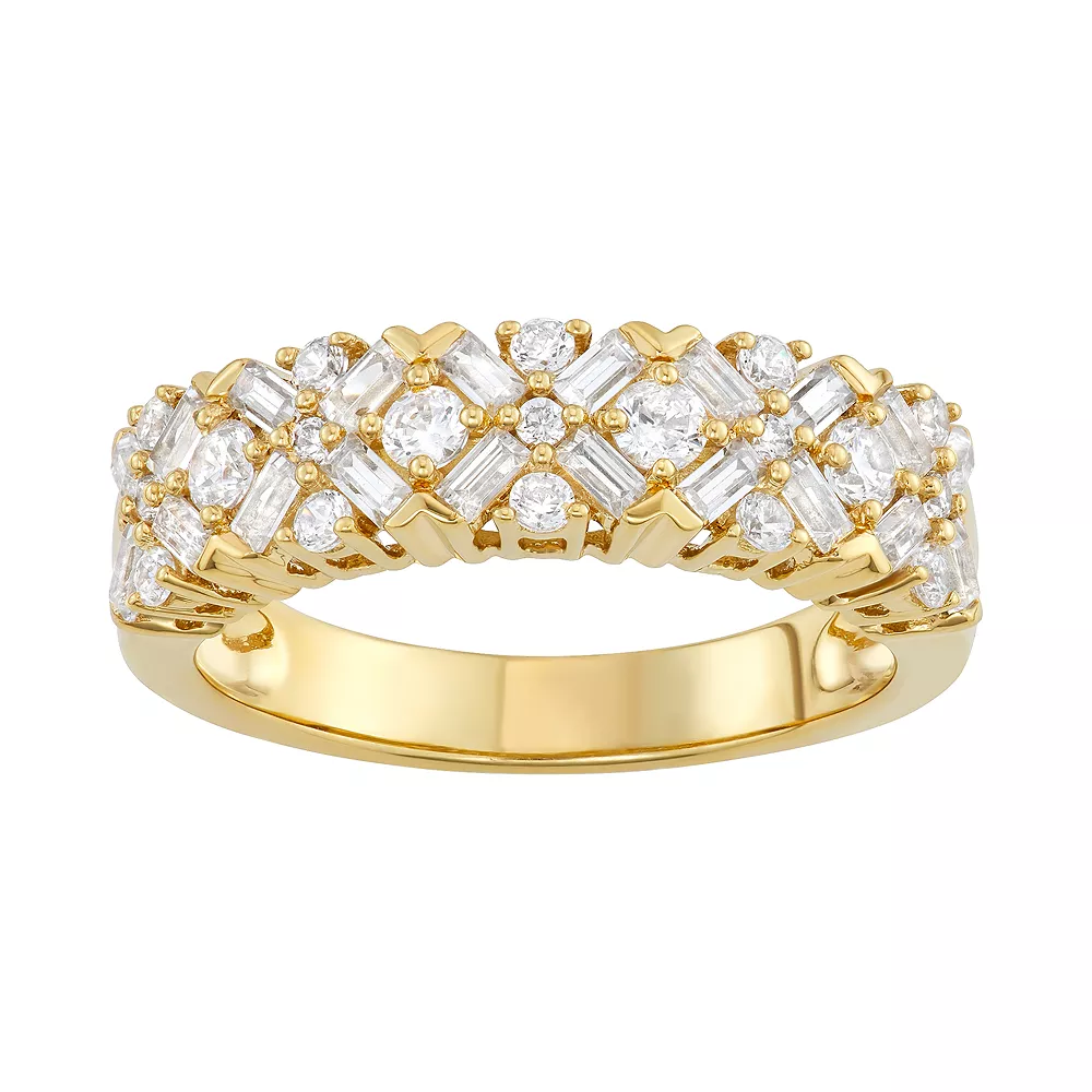Simply Vera Vera Wang 3/4 Carat T.W. Diamond Baguette Ring 3 Simply Vera Vera Wang 3/4 Carat T.W. Diamond Baguette Ring