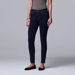 Women's Simply Vera Vera Wang Power Stretch Core Skinny Jeans -SIMPLY VERA VERA WANG Sales 3767104 Twilight