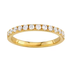Simply Vera Vera Wang 14k Gold 1/2 Carat T.W. Diamond Wedding Band
