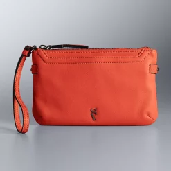 Simply Vera Vera Wang Joyce Wristlet -SIMPLY VERA VERA WANG Sales 3892705 Orange Hibiscus