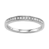 Simply Vera Vera Wang 14k Gold 1/6 Carat T.W. Diamond Wedding Band -SIMPLY VERA VERA WANG Sales 3960637 White