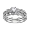 Simply Vera Vera Wang 14k White Gold 1/2 Carat T.W. Diamond Engagement Ring Set -SIMPLY VERA VERA WANG Sales 3960653