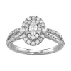 Simply Vera Vera Wang 14KT White Gold 3/4 Carat T.W. Oval Center Diamond Engagement Ring 2 Simply Vera Vera Wang 14KT White Gold 3/4 Carat T.W. Oval Center Diamond Engagement Ring -SIMPLY VERA VERA WANG Sales 3960658