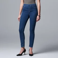 Simply Vera Vera Wang Mid Rise All-Day Denim Legging -SIMPLY VERA VERA WANG Sales 3962344 ALT5