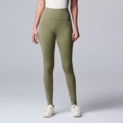 Simply Vera Vera Wang Live-In High Rise Legging -SIMPLY VERA VERA WANG Sales 3979506 Green