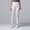 Simply Vera Vera Wang Live-In High Rise Legging -SIMPLY VERA VERA WANG Sales 3979506 White