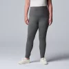 Plus Size Simply Vera Vera Wang Live-In High Rise Legging -SIMPLY VERA VERA WANG Sales 3979523 Heather Gray